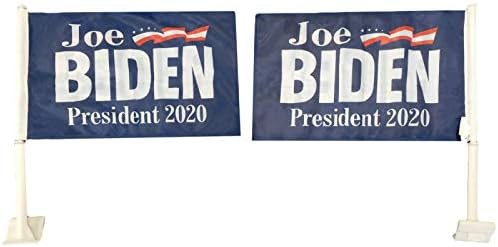 Američki veleprodajni superstore Joe Biden predsjednik 2020. Blue dvostrano 12 x18 grubi Tex 100D pleteni automobil zastava