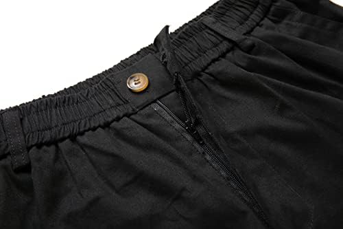 AIFARLD muške teretne hlače s džepovima pamučne planinarske trenirke casual atletski jogger sportovi na otvorenom hlače opuštene fit