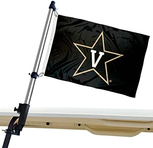 Vanderbilt Commodores Boat i mini zastave i držač montiranja stupa za zastavu set