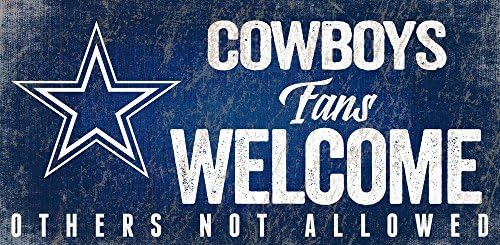 Fan Creations Dallas Cowboys obožavatelji obožavatelja dobrodošlice, Multi