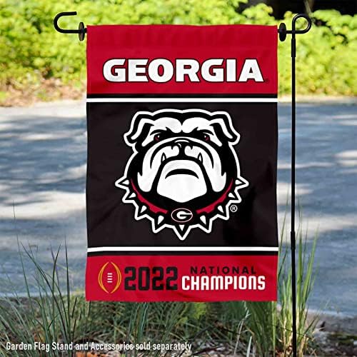 Georgia Bulldogs 2022 College Football Champions, dvostrani vrtni natpis