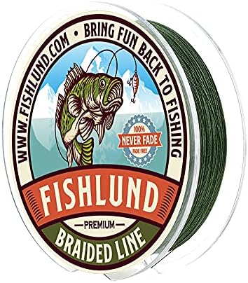 Fishlund pletena ribolovna linija, istaknuta pletenica za ribarsku liniju u boji, jaka, glatka, okrugla, osjetljiva, testna pletenica