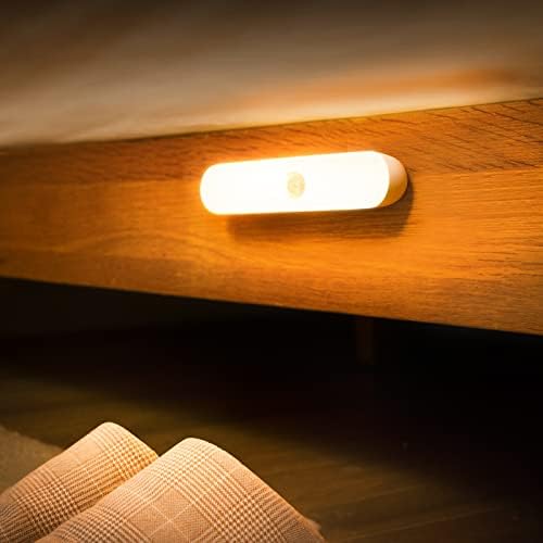 LED noćno svjetlo, stolna svjetiljka sa senzorom pokreta, prijenosna bežična rasvjeta s magnetskim baterijama za garderobu, spavaću