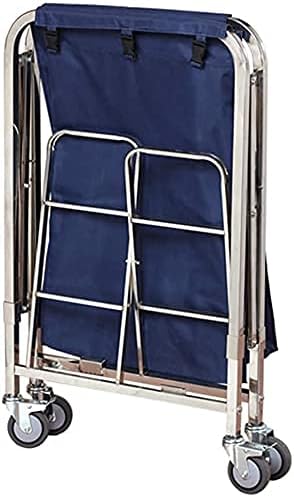 Rezervna pokretna hotelska kolica za teške uvjete rada uklonjive torbe s košarom za rublje kolica za rublje na kotačima Sklopiva Kolica