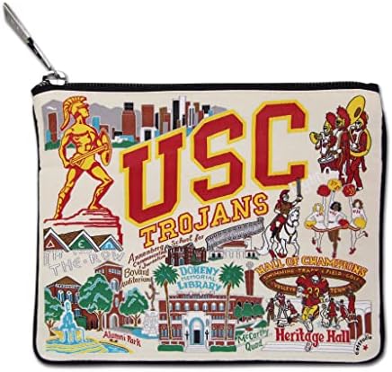 Sveučilište Catstudio u Južnoj Kaliforniji torbica za torbicu s patentnim zatvaračem | Drži vaš telefon, novčiće, olovke, šminku, pseće