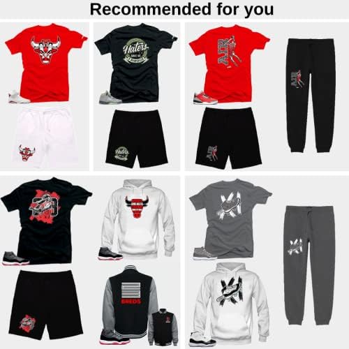 T-shirt SNELOS u ton кроссовкам Jordan 12 Bulls - Jordan 11 Concord - Jordan 9 Dream It, Do It - Jordan 6 Infrared Match
