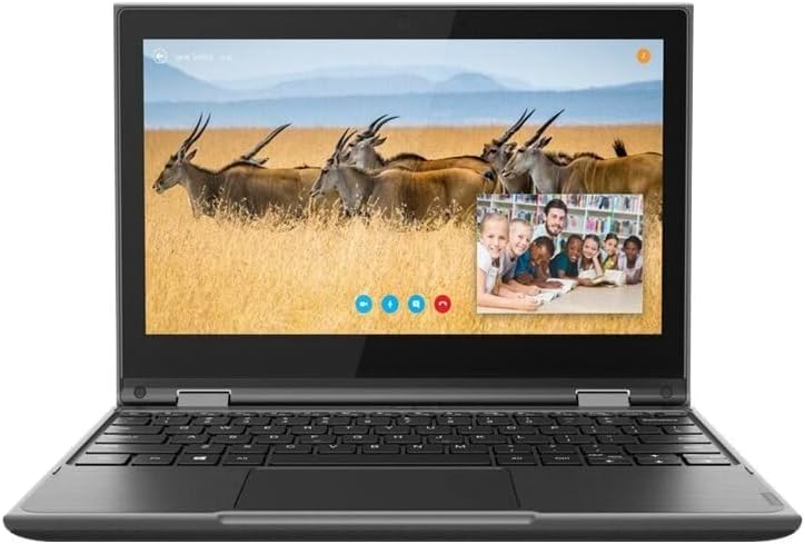 Lenovo laptop 2022 Flex 3 zaslon osjetljiv na dodir, 2-u-1, 11,6 HD za poslovanje i učenika, procesor N4120, 4 GB LPDDR3, 64 GB eMMC,