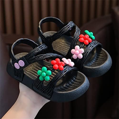 Qvkarw Dječje cipele ljeto mekanog potplata mekanih udobnih modnih princeza cipele Velike srednje i male mališane Flip Flops Boys