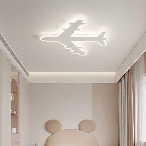 DLSIXYI 48W Moderna dječja stropna lampica 20 '' zrakoplovna lagana soba LED svjetla za strop za ispiranje ugradnje ugradnje za dječje