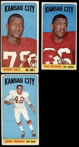 1965. Topps Kansas City Chiefs u blizini Team Set Kansas City Chiefs VG+ Chiefs