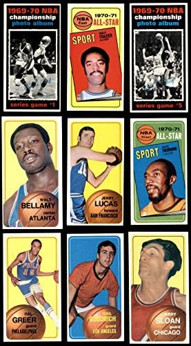 1970-71 Topps košarka kompletan set ex