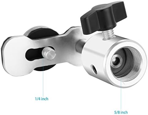 Neewer Adapter za digitalni snimač video kamere s Mini Ball Head-360 stupnjeva i kretanje nagiba od 180 stupnjeva za povezivanje kamere