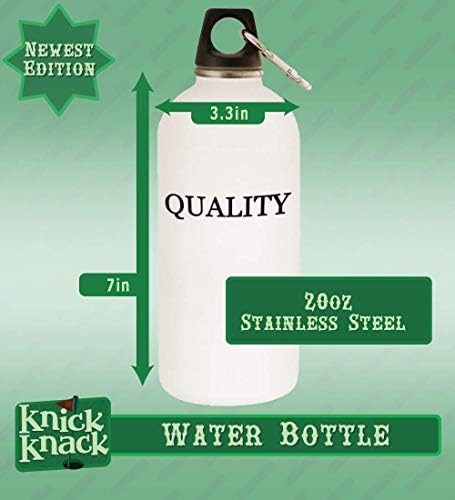 Knick Knack Pokloni balet mama AF - 20oz boca vode od nehrđajućeg čelika s karabinom, bijelom