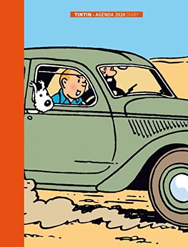 Moulinsart 2020 Uredski dnevnik dnevnika Tintin i automobili 15x21cm