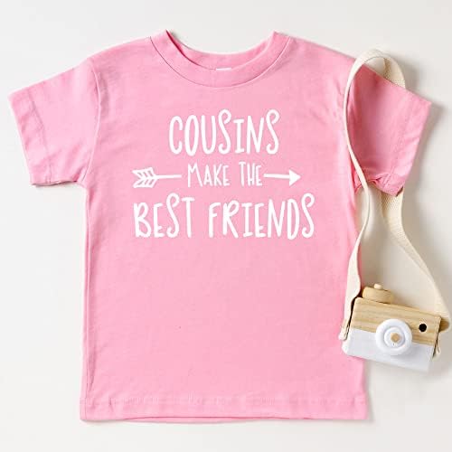 Rođaci čine majicu najboljeg prijatelja za djevojke za bebe i malu djecu zabavne obiteljske odjeće
