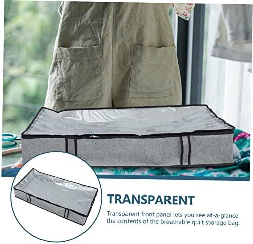 Depila krevet donja torba za odlaganje s patentnim zatvaračem vrećice čiste organizatorske torbe Organizator odjeće ispod bebe cipele