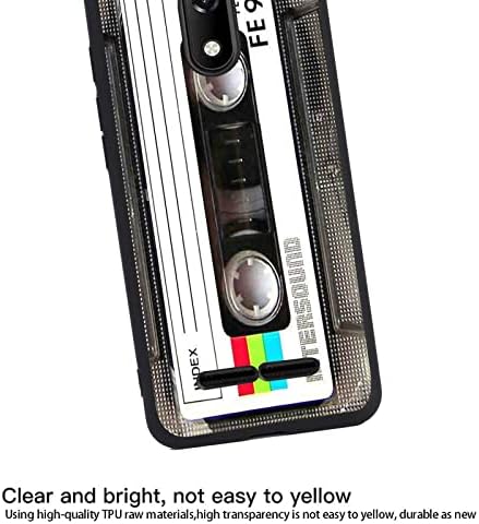 Kompatibilno s UniMax UMX U696CL futrolom, retro kaseta traka 80S 90S glazbeni klasični dizajn mixtape za žene muškarci muškarci, meki