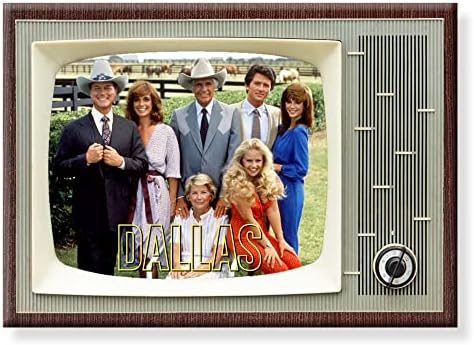 TV emisija u Dallasu dizajn televizora u retro stilu dekor hladnjaka