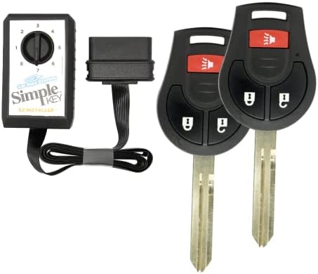 Jednostavni ključ programera s dvije tipke s 3 gumba - dizajniran za Nissan vozila: Programiranje tipki sami