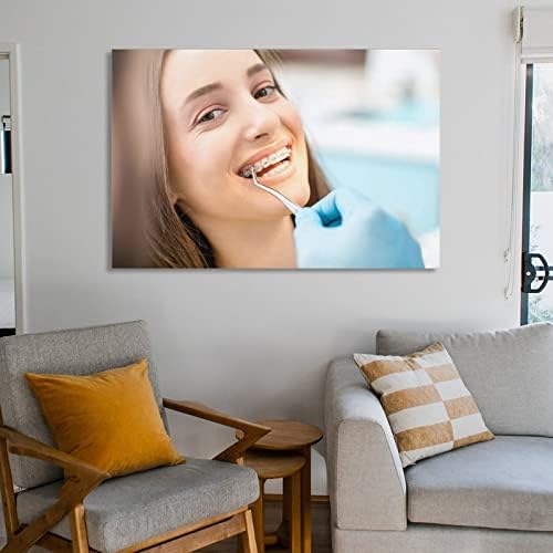 Bludug zubni ured ukrašen plakatima za stomatološki tretman zubni uredski plakati platno slikanje zidne umjetničke plakate za spavaću