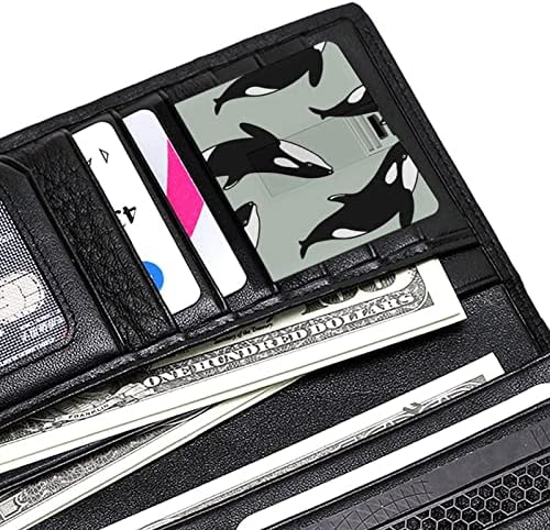 Ubojica kitovi USB memorijski štap Business Flash-Drives kartice s kreditnom karticom
