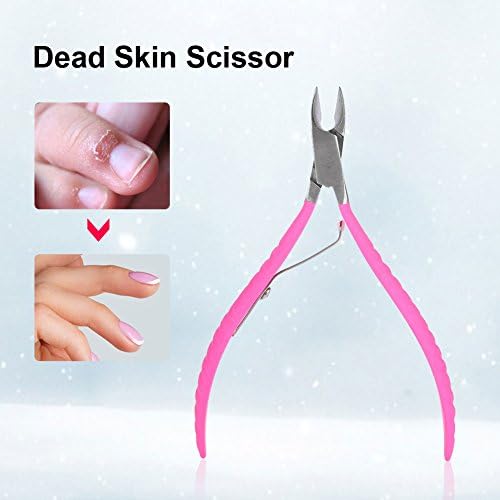 Škare za nokte s mrtvom kožom profesionalni rezač za uklanjanje zanoktica od nehrđajućeg čelika alat za manikuru nož za manikuru