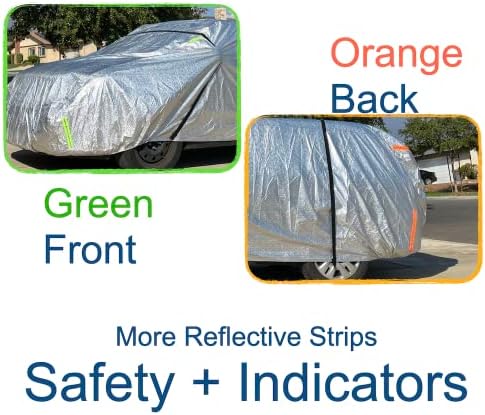 Urby minivan kombi pokrivač s jednostavnim bočnim pristupom, sažetak sezonske zaštite, jednostavnim rolanjem s ekstra velikom vrećicom