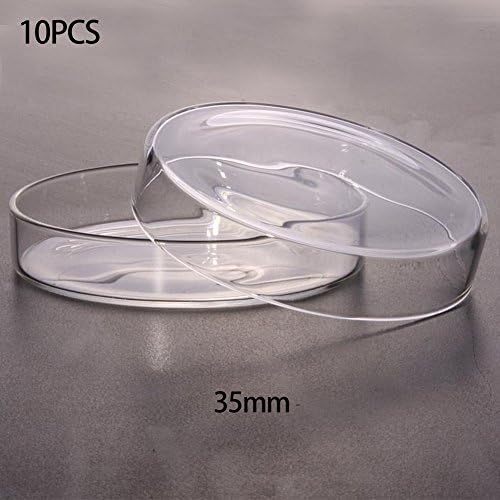 Pakiranje od 10 sterilnih plastičnih Petrijevih zdjelica s poklopcem-prozirna ploča za kulturu za grupe-Petrijeva zdjelica za laboratorijske