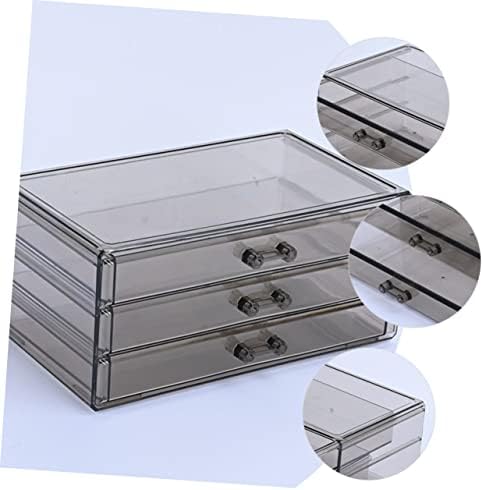 Zerodeko 2pcs kutija prozirna ladica za ladice kućište Sunndries kozmetički stol za skladištenje sa šminkanjem ladice za kupatilo Organizator