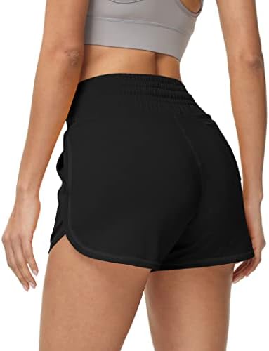 Urkeuf ženske znojne pamučne kratke hlače s džepovima visoki struk povremeni ljetni atletski trčanje kratke hlače udobne kratke trake