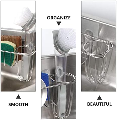 Bestonzon za čišćenje košarice držač stalak za skladištenje kuhinja viseće sapun sa sapunom sudoper spužva voda crni cjedilo kupaonica