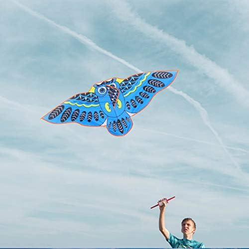 Hakka 2pcs Kites za djecu odraslih izvan igračaka sova leteća sova Jednostavno leteti zmajevi za travni park na plaži