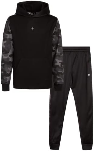 Aktivni znoj RBX Boys 'Swatsuit set - 2 komada dukserijske majice za runo i trenirke za jogger