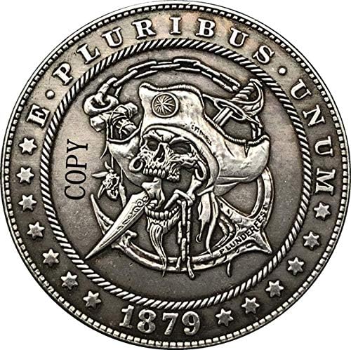 Hobo Nickel 1879-CC USA Morgan Dollar Coin Kopiranje Tip 185 Copysouvenir Novelty Coin Coin Poklon