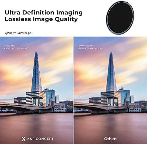 K&F Concept 112mm ND1000 ND filter za objektiv od 28 višeslojne prevlake Nano-X Filter za objektiv Kompatibilan je s objektivom Nikon