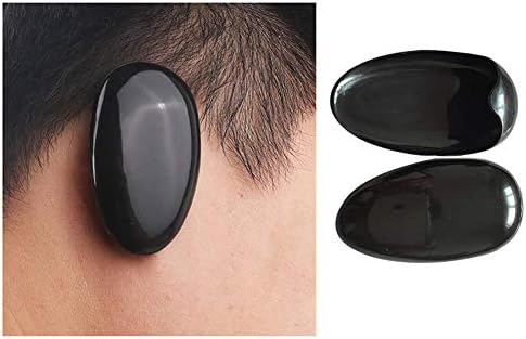 VantoBest 10Pairs Crna plastična boja za kosu Profesionalni zaštitnici uha za uho kapice ušne muffs salon zalihe za frisični bojanje