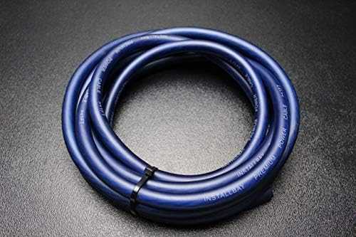 2 mjerača žica 5 plava 5 ft crna primarna napajanja nasukana baterija AWG kabela