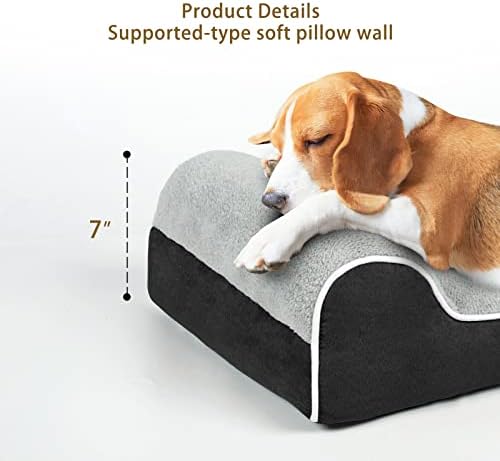 Ortopedski kreveti za pse za ekstra velike pse, jastuk za pse od pjene za memorijsku pjenu s uklonjivim poklopcem za pranje, protiv