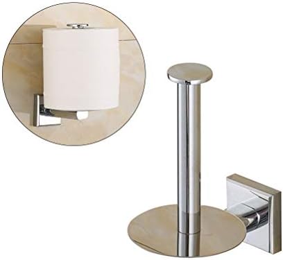 Vicasky srebrni držač za toaletni papir od nehrđajućeg čelika Zidni toaletni tkiva kutija za kotrljanje kolut dodatak za kupaonicu