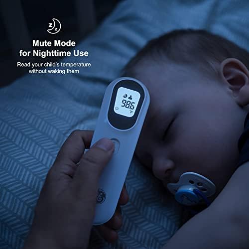 GE NO-TOUCH Digital čelo Termometar za odrasle, djecu i bebe, infracrveni skener za infracrvenu temperaturu 2-u-1, Instant točno čitanje,