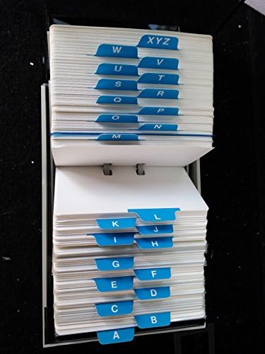 Vintage Rolodex datoteka kartice retro model VIP 24C bež plastika s poklopcem prašine