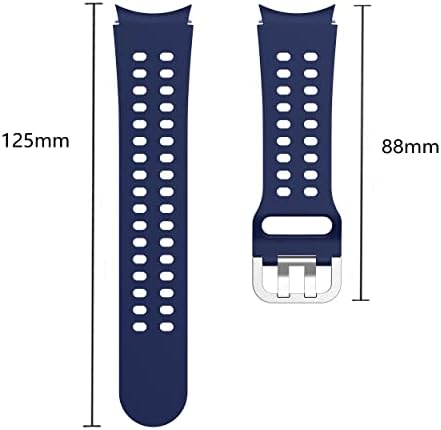 Anrir za Samsung Galaxy Watch 5 40 mm 44 mm trake/Galaxy Watch 5 pro 45 mm bendovi, 20 mm silikone bez Gap Watch bendova za Galaxy