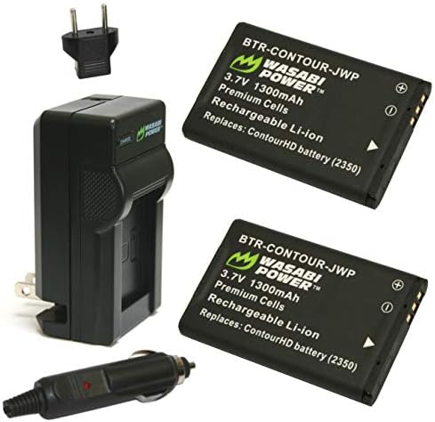 Wasabi napajanja baterija i punjač za konturu 2350, 2450, 2900, C010410K i ContourHD, konturgps, kontura+, kontura+2