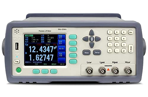 VTSYIQI Visoka preciznost Digitalni tester LCR metra od 50Hz do 200kHz Frekvencijska razina signala 0,01V do 2.00V True Color TFT LCD