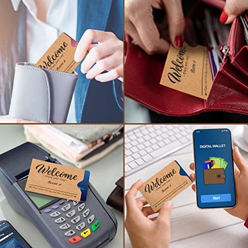500 PCS hotelske ključne kartice omotnice za zaštitnike kreditnih kartica pokrivača poklon kartice Omotnice za omotnicu za omotnice