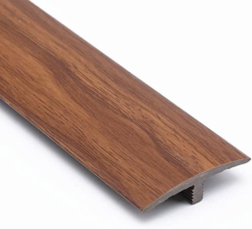 Oitto T-Moulding PVC prijelazna traka za vinil drvene podove, T-ravni presjek prijelazne trake za rubove ploča s pločicama tepiha,