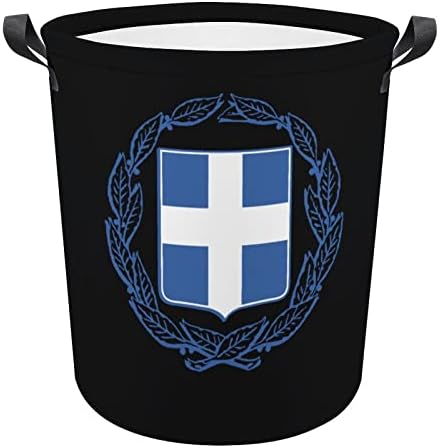 Grb Grčke velika košara za rublje sklopiva košara za rublje čvrsta košara za pohranu Organizator igračaka