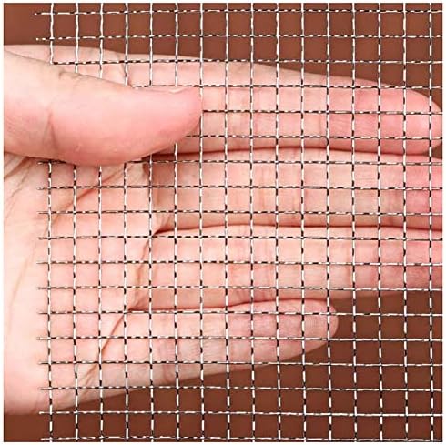 Mreža tkana od nehrđajućeg čelika, zaštitna rola od metalne mreže 5 mreža 30 mreža, izvrsna za zaštitu oluka, zračne opeke, prozora,