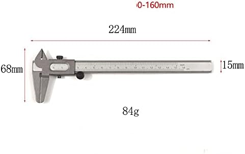 QUUL 0-160 mm vernier kaliper metalna skala mjerni elektronički alat Visoka točnost mjera instrumenti