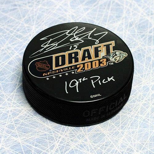 Rian Getzlaf potpisao je pak na dan drafta 2003. godine, završivši na 19. mjestu u NHL-u-Pakovi s autogramom